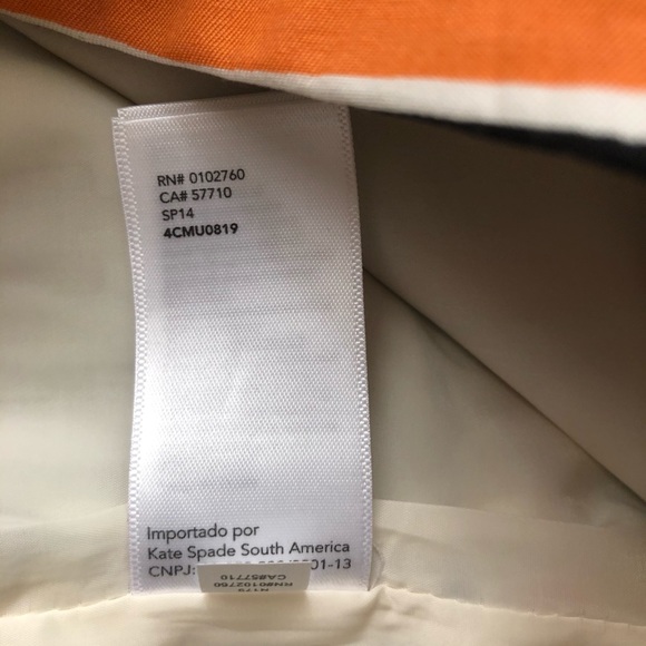 Kate Spade Saturday Women SZ 6 Striped mini skirt - Picture 5 of 5